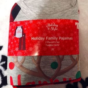 2T Christmas pajama set for girl or boy
